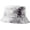 White, variant on CoCopeaunts Reversible Buckets Hat Women Autumn Winter Multicolor MenTie Dye Bucket Caps Double-Faced Wear Cotton Fisherman Caps