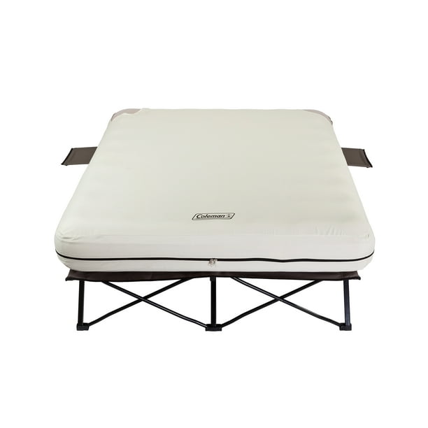 Coleman Cot And Thick Queen Air, Queen Portable Bed Frame For Air Filled Mattresses With Bag