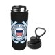 thumbnail image 2 of Botella de agua con aislamiento de la Guardia Costera de EE. UU., de acero inoxidable de 18 oz, novedosa, deportiva, portátil, para viajes, gimnasios al aire libre., 2 of 5