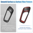 thumbnail image 5 of 4pcs for Honda Civic 11th 2022 Inner Door Handle Cover Trim Interior Handles Bezel Front Rear Door Carbon Fiber Pattern, 5 of 6