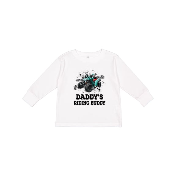 Inktastic Four Wheeling off Roading Future 4 Wheeler Boys or Girls Long Sleeve Toddler T-Shirt