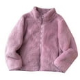 thumbnail image 1 of Women's Two Tone Fleece Hooded Coat Mid Length Warm Winter Jacket, 1 of 2