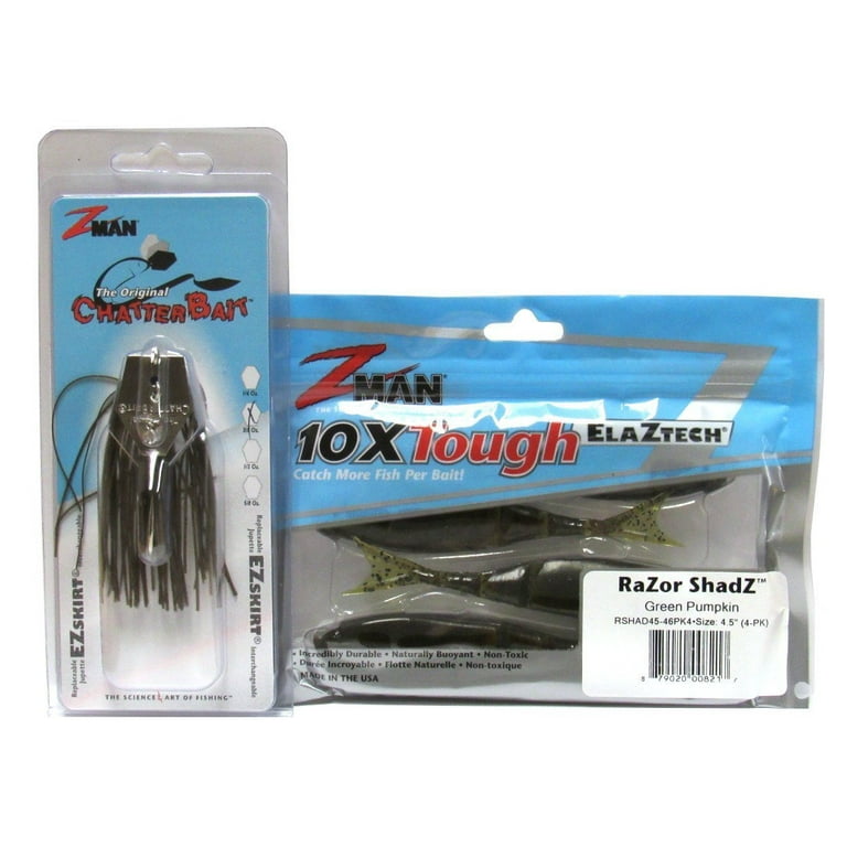 katman様　3点セット Chatterbait Kit - Z-Man 3/8oz Chatterbait + Z-Man Razor ShadZ +