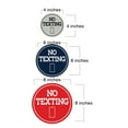 thumbnail image 5 of Signs ByLITA Circle No texting (Cellphone) Sign (Blue) - Medium, 5 of 6