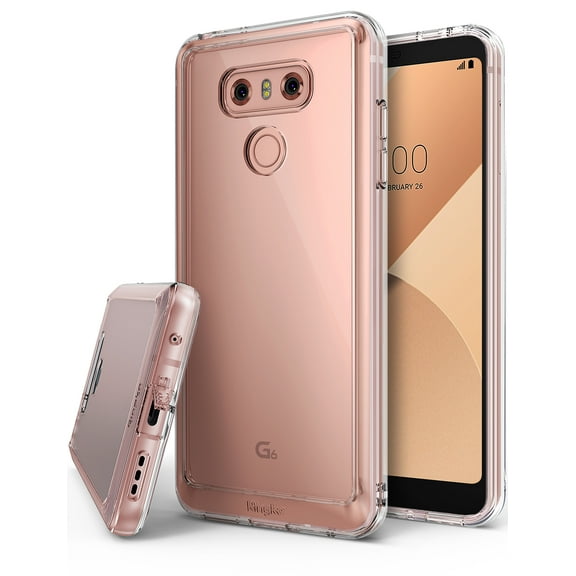 Ringke FUSION Case for LG G6, Tough PC Back TPU Bumper Case - Clear