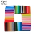 thumbnail image 6 of 40Pcs/Set Felt Fabric Polyester Cloth Felt Fabric Diy Bundle For Sewing Doll Handmade Craft Thick Home Decor Colorful Interesting, 6 of 6