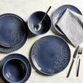 thumbnail image 4 of Better Homes & Gardens Ellie Blue Stoneware 12 Piece Dinnerware Set, 4 of 6