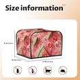 thumbnail image 5 of Picia Refreshing Watermelon Slices Print 4 Slice Toaster Cover , Toaster Protector Dustproof Kitchen Appliance Cover, Kitchen Appliance Dustproof Protector, 5 of 7