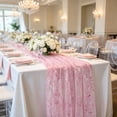 thumbnail image 4 of Feledorashia Mesh Table Runner, Gold Foil Tablecloth, Sheer Dining Table Decor for Weddings Parties Events, Flexible Polyester Fabric, 70x200cm European Style Banquet Table Cover, 4 of 7