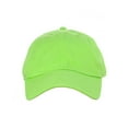thumbnail image 2 of NYFASHION101 Unisex Adjustable 6-Panel Low-Profile Baseball Cap LOW100- EP LIME, 2 of 4