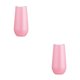 thumbnail image 1 of Advancent Copas de cóctel de doble capa para mantener el calor, estructura firme sin costuras, flauta de champán, vaso de vino de regalo dulce Rosado arpox.180ml 2piezas Advancent CBP277501, 1 of 5