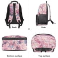 thumbnail image 6 of Yuyamidu Axolotl Girls Backpacks Elementary School Bookbag Pink Cherry Blossom Backpack Junior Students Schoolbag Kids Youth Shoulder Bag Casual Travel Beach Daypack, 6 of 7