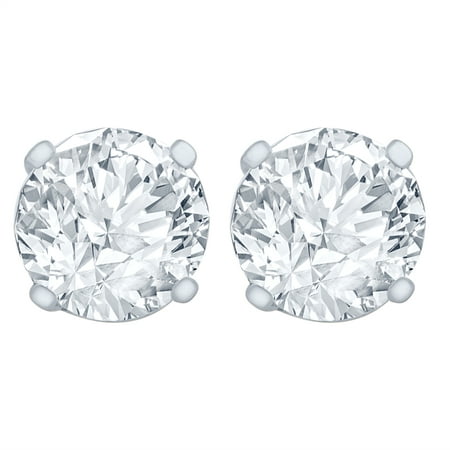 1/2 Carat Diamond Stud Earrings (I2I3 Clarity, JK Color) 14kt (Best Color And Clarity For Diamond Stud Earrings)