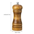 thumbnail image 4 of Coofit Pepper Grinder Wooden Adjustable Large Capacity Manual Spice Grinder Pepper Mill, 4 of 10