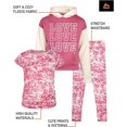 thumbnail image 4 of RBX Girls Pants Set - 3 Piece Soft Fleece Pullover Hoodie Graphic Tees and Leggings for Girls, 4 of 7