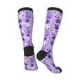 thumbnail image 4 of Easygdp Violet Fashionable Adult Sockings&Sports Sockings&Breathable Sockings, Non-Pilling,Contrasting Color Design, 4 of 9
