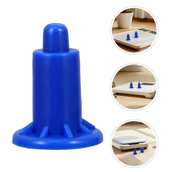 ibasenice 12Pcs Anti Skid Scale Legs Replacement for Digital Scales Blue Non Slip Platform Support Feet
