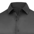 thumbnail image 3 of Chiccall Mens Dress Shirts Comfy Wrinkle Free Long Sleeve Formal Shirt Business Casual Button Down Shirts, 3 of 6