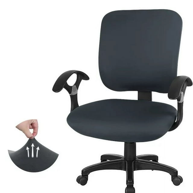 WHEANG Clearance Stretch Computer Chair Seat Removable Washable Desk Chair Seat Cushion Protectors for Computer Chair