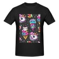 thumbnail image 4 of Bingfone Cat Icecream Men'S Loose Fit Short-Sleeve Pocket T-Shirt, 4 of 7