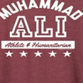 thumbnail image 3 of Muhammad Ali - Boxing Legend - Athlete & Humanitarian - Women's Lightweight French Terry Long Sleeve Shirt, 3 of 5