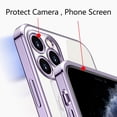 thumbnail image 4 of Funda transparente de lujo para iPhone, carcasa trasera de silicona suave, cuadrada, para modelos 14, 13, 12, 11 Pro Max, Mini, X, XR, XS, Max, 8, 7 Plus, 4 of 4