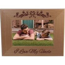 I Love My Uncle 4-inch x 6-Inch Wood Picture Frame