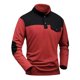 thumbnail image 3 of pstuiky Camisas casuales de manga larga para hombre, Sudadera con capucha para hombre, de color liso, manga larga, cuello alto, cuadros, bolsillos y botones, con bloques de color m, 3 of 3
