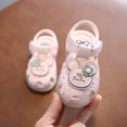 thumbnail image 2 of Disney Mickey verano coreano dibujos animados niños sandalias Baotou niñas princesa sandalias fondo suave bebé niño shoes24-Insole 15,5 CM Gao Jinjia LED, 2 of 2