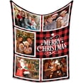 thumbnail image 4 of Personalized Gifts for Mom Dad, Custom Throw Blankets with Photos, Customized Gifts for Women Men Family Friend Girlfriend on Birthday Christmas Mothers Fathers Day Valentines Day, 4 of 5