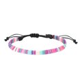 thumbnail image 1 of Tobillera de color retro tejida a mano, pulsera ajustable, cadena de playa unisex, 1 of 6