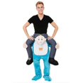 thumbnail image 1 of Halloween Cosplay Costume Santa Claus Fake Legs Magic Pants Woman Men Novelty Spoof Ride On Reindeer Xmas, 1 of 4