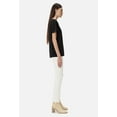 thumbnail image 5 of John Elliott Women's Relaxed Jersey Tee T-Shirt in Black (0 (X-Small), Black), 5 of 6