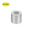 thumbnail image 1 of Unique Bargains 3.4mm 1/8-inch Cable Wire Rope Aluminum Sleeves Clip Crimping Loop 30pcs, 1 of 4
