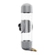 thumbnail image 1 of Dispensador de agua para pájaros, bebedero para jaula de 200 ml, recipiente para beber, agua para loros gris, 1 of 8