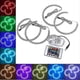thumbnail image 3 of Angel Eyes Headlight Kit with RGB DRL Halo Rings for BMW 3/5/7 Series E36/E38/E39/E46, 3 of 4