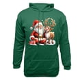 thumbnail image 3 of Fancifize Christmas Hoodies For Men Trendy Funny Graphic Long Sleeve Drawstring Hooded Sweatshirts Fall Winter Outwear with Pocket, 3 of 4