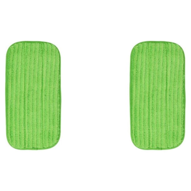 Toystoory Accesorios para aspiradoras verdes - Telas de fibra y gruesa Reemplazo de paño de hisopo Paño de reemplazo de hisopo verde verde 2piezas