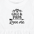 thumbnail image 4 of Inktastic Gigi and Papa Love Me Girls Baby Dress, 4 of 5