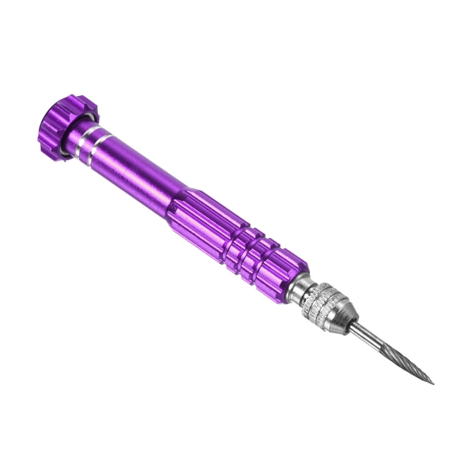 Unique Bargains Stainless Steel Badminton Grommet Remover Racquet Eyelets Nail Cone, Purple