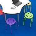 thumbnail image 2 of Norwood Commercial Furniture - NOR-1101AC-SO - Assorted Color Stacking Stools - Stackable Stools for Kids and Adults - Flexible Seating for Home, Office, Classrooms - Plastic/Metal 17.75" (Pack of 5), 2 of 6