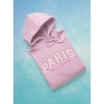 thumbnail image 3 of Paris College Banner Hoodie Women -Image by Shutterstock, Female 5X-Large, 3 of 4