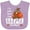 Lavender, variant on Inktastic I'll Just Have the Breast, Please Cute Turkey Boys or Girls Baby Bib