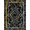 Black White Gold, Pattern 1, variant on ODIKA 8'x10' Washable Area Rug Durable, Non-Slip Border Swirl Inlay Veined Streaks Flow Symmetrical Abstract Vein Refined for Living Room, Under Sectional, Family
