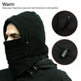 thumbnail image 3 of Balaclava Windproof Winter Face Mask Warm Fleece Ski Mask for Men and Women Cold Weather Motorcycle Bike Cycling Neck Warmer, 3 of 8