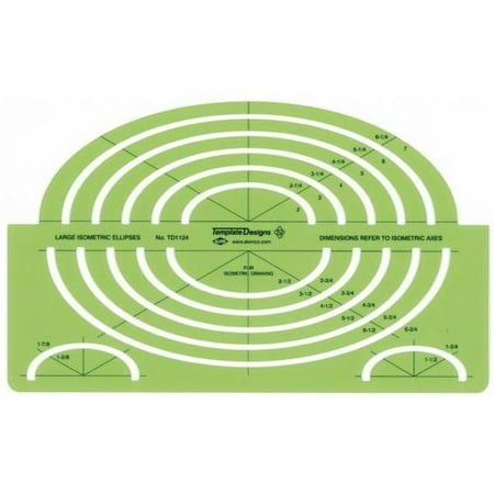 Alvin TD1124 Large Isometric Ellipses