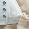 thumbnail image 6 of Bare Home Washed Duvet Cover Set - Ultra-Soft - Premium 1800 Collection - 3 Piece - Oversized Queen, Pebble, 6 of 8
