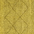thumbnail image 1 of Ahgly Company Indoor Square Abstract Yellow Modern Area Rugs, 8' Square, 1 of 4
