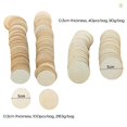 thumbnail image 4 of 100pcs 50mm Wooden Circles Round Wedding Craft Card Making Scrapbooking Gift, 4 of 5