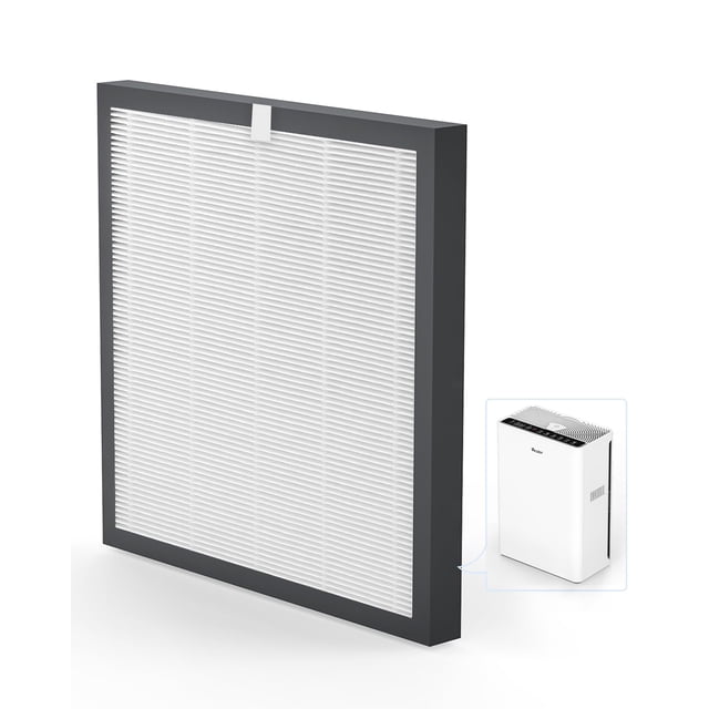 VEWIOR Official Replacement Filter True HEPA Replacement Filter, Compatible VEWIOR A3N Air Purifier, H13 True HEPA Filter for A3N Air Clean